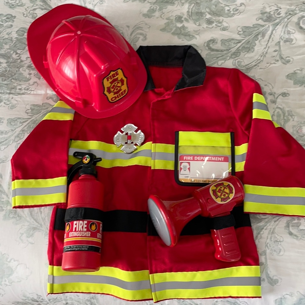 Melissa & Doug Toddler Firefighter Dress-Up Set